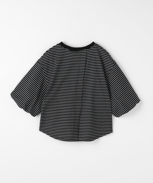 green label relaxing tシャツ パフギャザースリーブ プル