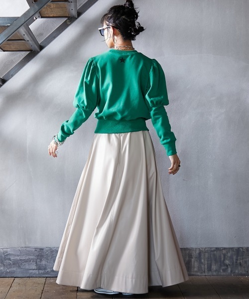 [GEVS.] [SMILELAND] тренировочный cut and sewn L серый женский 
