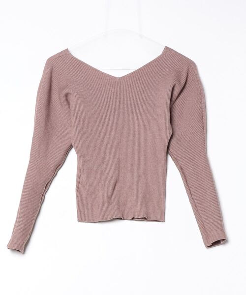 Her lip to 「Her to」 Vネックニット S ブラウン レディース  