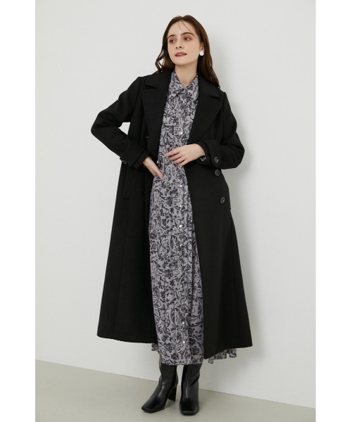 rienda（リエンダ） チェスターコート MEDIUM ライトブルー レディース