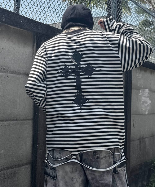 tシャツ 25SS「MARCORE SELECT」メタルコア クロス 無地 / ボーダー