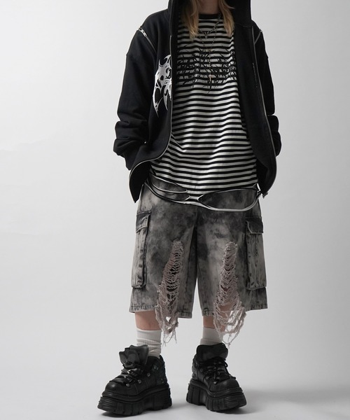 tシャツ 「MARCORE SELECT」メタルコア クロス 無地 / ボーダー