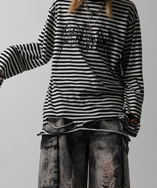 tシャツ 「MARCORE SELECT」メタルコア クロス 無地 / ボーダー