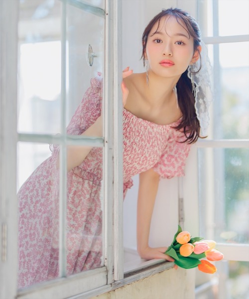WILLSELECTION（ウィルセレクション） ワンピース 半袖 ミニフラワー