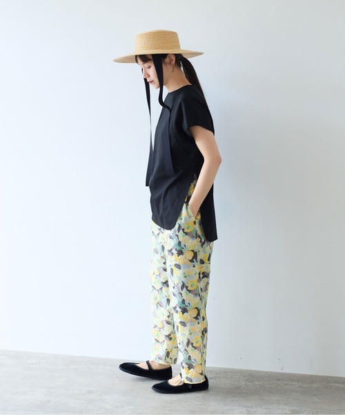 tシャツ プレンチピオニーワンポイントpt.カットソー レディース ○プレンチピオニーワンポイントpt.カットソー （Tシャツ