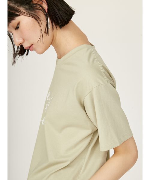emmi tシャツ 「emmi×ecostore」UpDRIFT emmiロゴTシャツ
