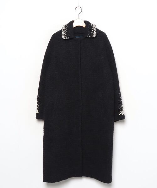 ドゥロワーPコート黒 Drawer（ドゥロワー）の「DRAWER メルトンPコート（その他アウター