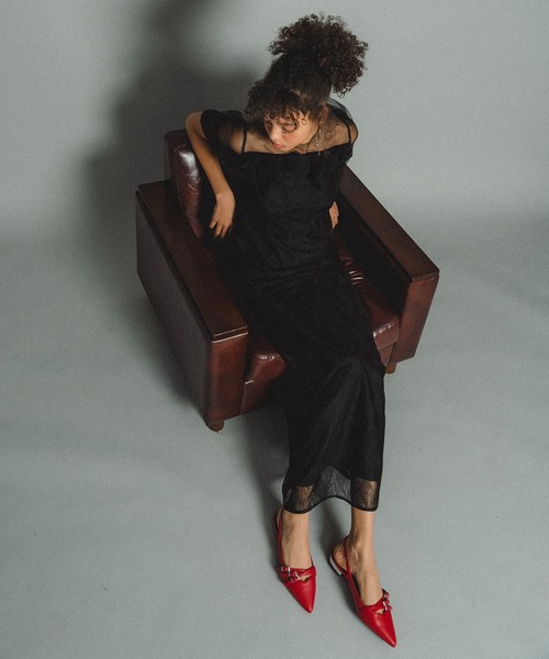 Tornade pencil dress エトユニヴェール Tornade pencil dress（ドレス）｜et.UNiVER（エトユニベール