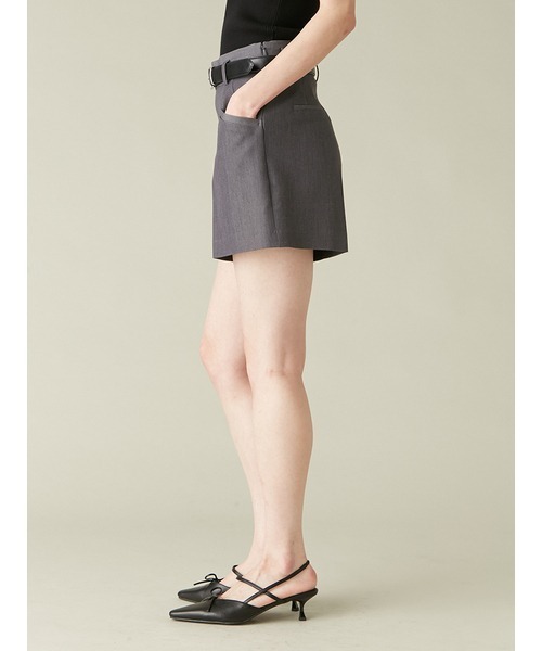 lily brown ベルト付きショートパンツ LILY BROWN パンツ ベルト付きショートパンツ レディース