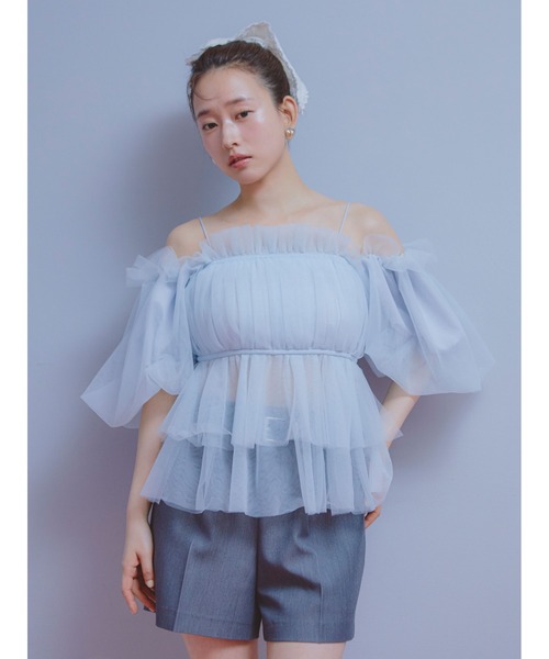 LILY BROWN パンツ ベルト付きショートパンツ レディース