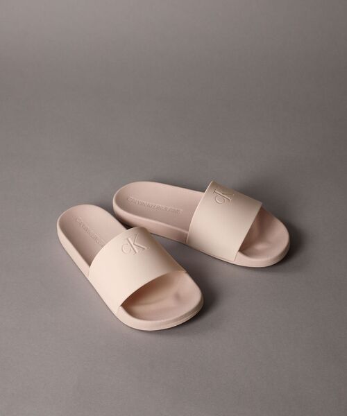 Calvin Klein（カルバン・クライン） サンダル 夏 スライド モノグラム