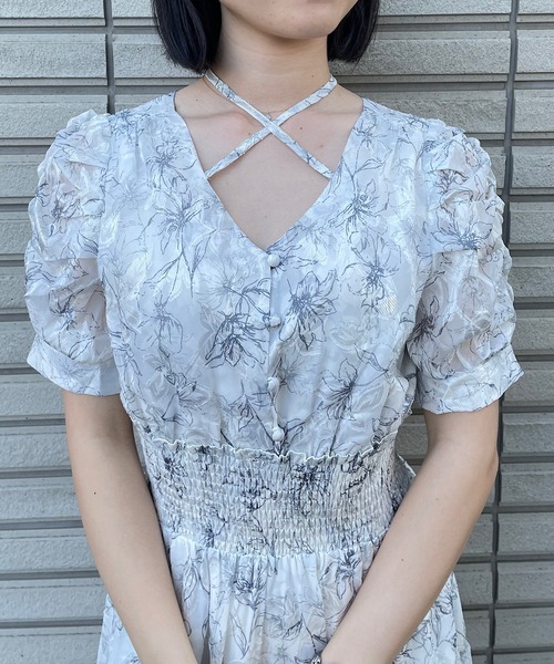 NOMAE（ノーマエ） ワンピース クロスストラップFlowerワンピース