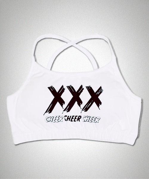 CHEER（チアー） チューブトップ ベアトップ XXXスポーツブラトップ