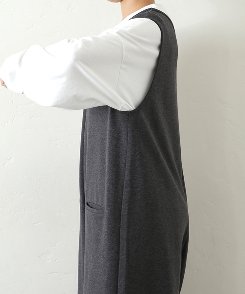 journal standard luxe ブラックオールインワン SUNDAY IN BED】 JUMPSUIT（つなぎ／オールインワン）｜journal