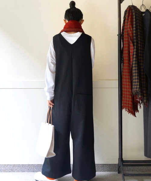 極美品 Journal standard luxe オールインワン紺 日本製 極美品 Journal standard luxe オールインワン紺 日本製
