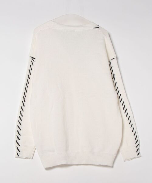 ARCHIVER ニットカーディガン FREE ホワイト レディース : ZOZOTOWN