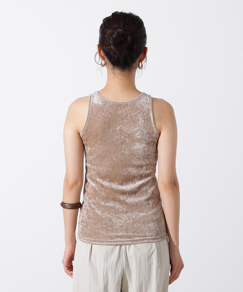 N.Natural Beauty Basic タンクトップ ノースリーブ フェザー