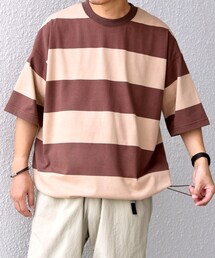 tシャツ SHIPS any: ワイド カラー ボーダー スピンドル Tシャツ メンズ｜ZOZOTOWN Yahoo!店