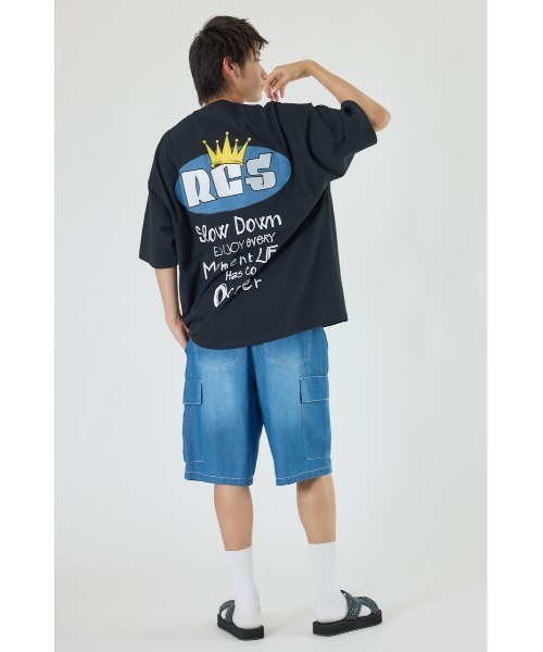 RODEO CROWNS WIDE BOWL tシャツ デニムクラウンTシャツ メンズ