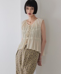 ブラウス シャツ ヨウリュウシャーリングノースリーブ　 579524 レディース｜ZOZOTOWN Yahoo!店