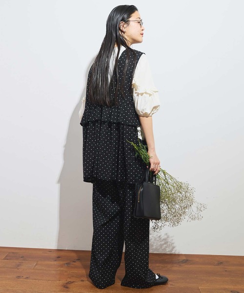 fig London（フィグロンドン） スラックス パンツ CottonCupra twill