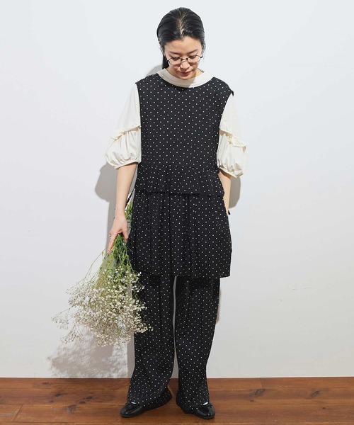 fig London（フィグロンドン） スラックス パンツ _CottonCupra twill