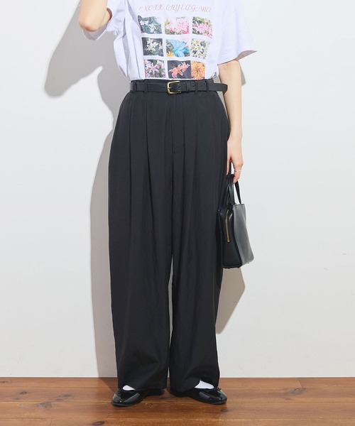 fig London（フィグロンドン） スラックス パンツ _CottonCupra twill