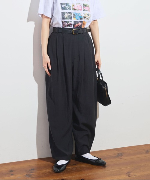 fig London（フィグロンドン） スラックス パンツ _CottonCupra twill