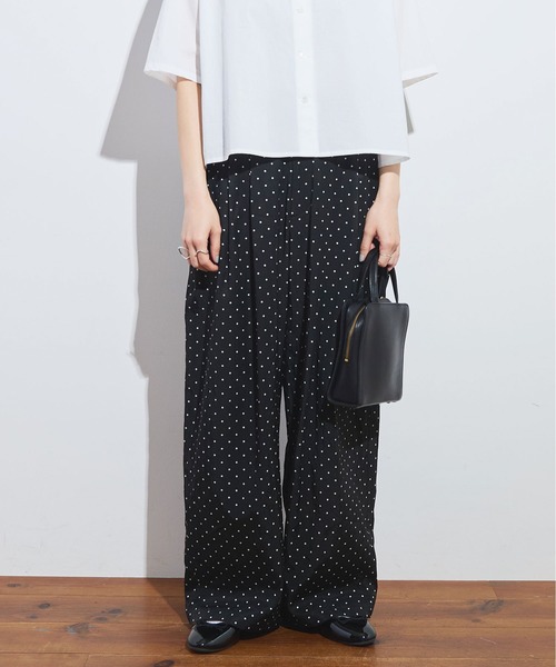 fig London（フィグロンドン） スラックス パンツ _CottonCupra twill