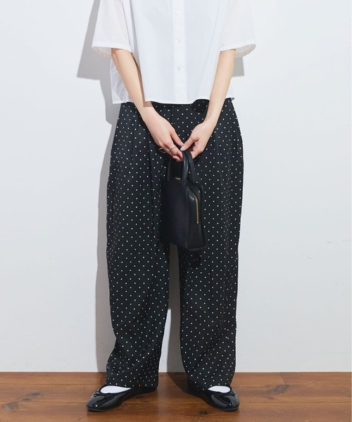 fig London（フィグロンドン） スラックス パンツ _CottonCupra twill