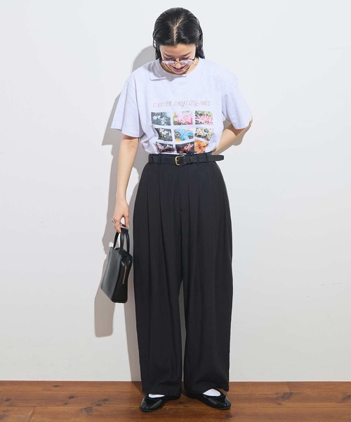 fig London（フィグロンドン） スラックス パンツ _CottonCupra twill