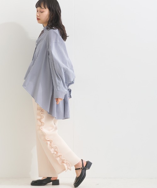 「terrace」 イージーパンツ MEDIUM ネイビー レディース_画像5