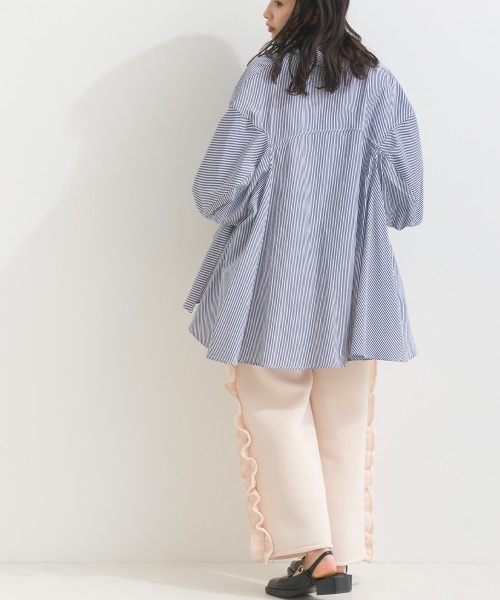 「terrace」 イージーパンツ MEDIUM ネイビー レディース_画像6