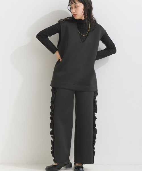 「terrace」 イージーパンツ MEDIUM ネイビー レディース_画像9