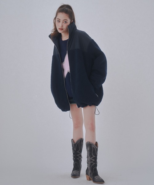 「JUST A NOON」 ブルゾン FREE アイボリー レディース_画像5