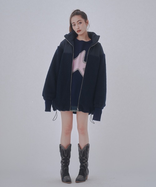 「JUST A NOON」 ブルゾン FREE アイボリー レディース_画像8