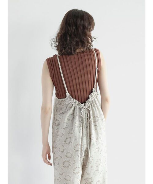FIKA.（フィーカ） サロペット オーバーオール Flower cami overalls