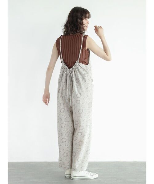 FIKA.（フィーカ） サロペット オーバーオール Flower cami overalls
