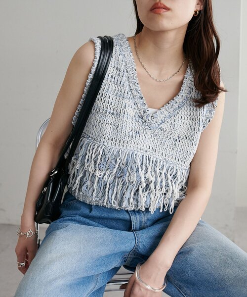 DISCOAT フリンジベスト Discoat｜フリンジベスト | Rakuten Fashion(楽天ファッション