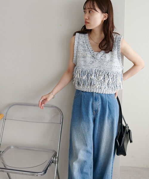 DISCOAT フリンジベスト Discoat｜フリンジベスト | Rakuten Fashion(楽天ファッション