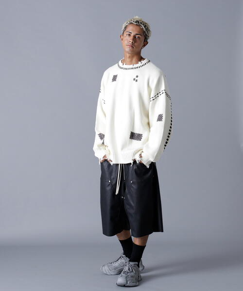 DANKE SCHON パンツ DankeSchon/ダンケシェーン/PULEATHER W