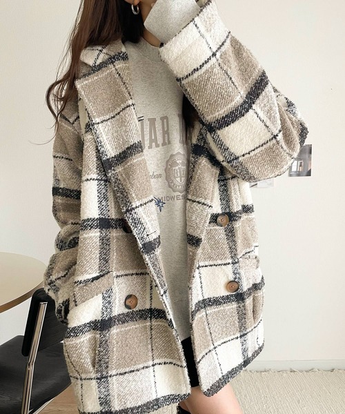 mily bilet コート チェスターコート 「mily bilet」冬のコーデを