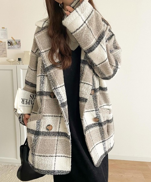 mily bilet コート チェスターコート 「mily bilet」冬のコーデを