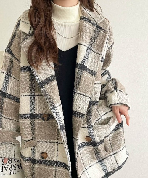 mily bilet コート チェスターコート 「mily bilet」冬のコーデを