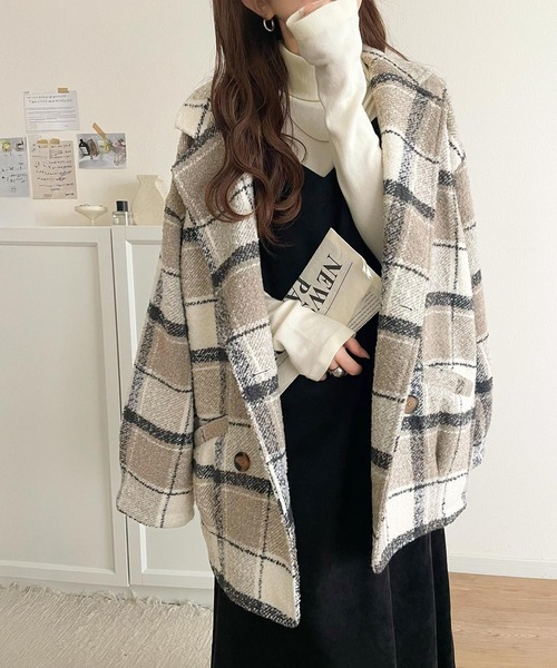 mily bilet コート チェスターコート 「mily bilet」冬のコーデを