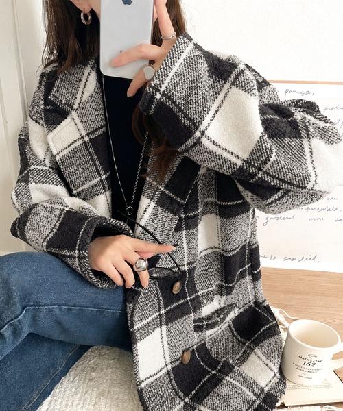 mily bilet コート チェスターコート 「mily bilet」冬のコーデを
