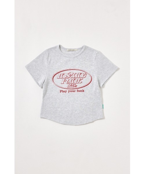 tシャツ 「INSTANTFUNK」パンク プリント Tシャツ レディース