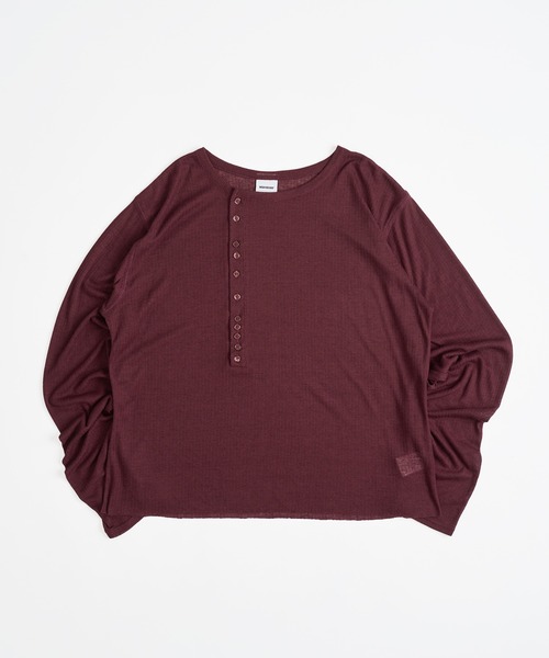 WISH FOR EVER（ウィッシュフォーエバー） tシャツ SHEER HENRY NECK