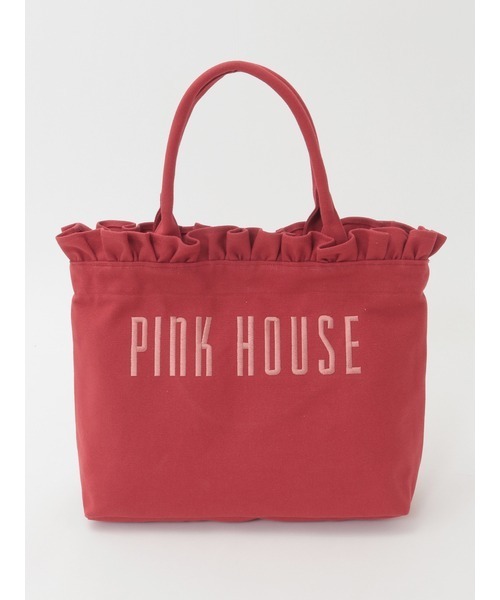 PINK HOUSE パイナップル刺繍 ボストンバッグ PINK HOUSE パイナップル刺繍 ボストンバッグ PINK HOUSE