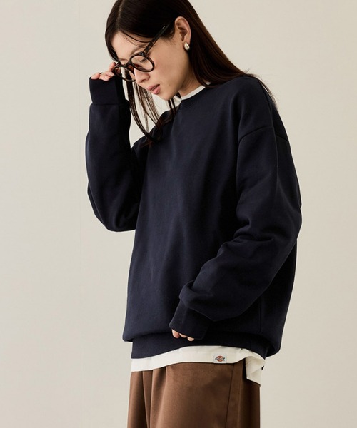 トップス macs NAVY tシャツ 「ユニセックス」オーバーサイズクルーネックスウェット